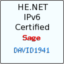 IPv6 Certification Badge for DAVID1941