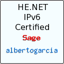 IPv6 Certification Badge for albertogarcia