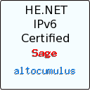 IPv6 Certification Badge for altocumulus