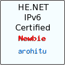 IPv6 Certification Badge for arohitu