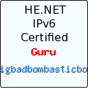 IPv6 Certification Badge for bigbadbombasticbob