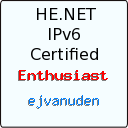 IPv6 Certification Badge for ejvanuden