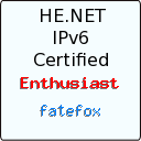 IPv6 Certification Badge for fatefox