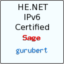 IPv6 Certification Badge for gurubert