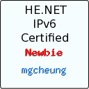 IPv6 Certification Badge for mgcheung