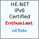 IPv6 Certification Badge for n47h4n