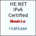 IPv6 Certification Badge for rishisss