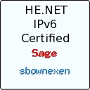 IPv6 Certification Badge for sbownexen