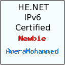 IPv6 Certification Badge for AmeraMohammed