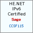 IPv6 Certification Badge for CCSF115