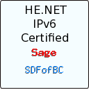 IPv6 Certification Badge for SDFofBC