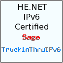 IPv6 Certification Badge for TruckinThruIPv6