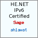 IPv6 Certification Badge for ahlawat