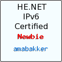 IPv6 Certification Badge for amabakker