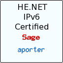 IPv6 Certification Badge for aporter