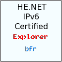 IPv6 Certification Badge for bfr