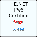 IPv6 Certification Badge for bleaa