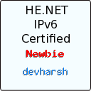 IPv6 Certification Badge for devharsh
