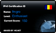 IPv6 Certification Badge for fmgro