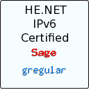 IPv6 Certification Badge for gregular