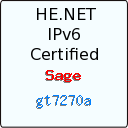 IPv6 Certification Badge for gt7270a