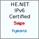 IPv6 Certification Badge for hymana