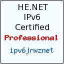 IPv6 Certification Badge for ipv6jrwznet