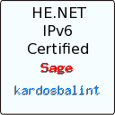 IPv6 Certification Badge for kardosbalint