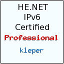 IPv6 Certification Badge for kleper