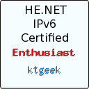 IPv6 Certification Badge for ktgeek