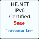 IPv6 Certification Badge for lcrcomputer