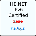 IPv6 Certification Badge for ma0xyz