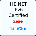 IPv6 Certification Badge for maretka