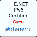 IPv6 Certification Badge for mbaldessari