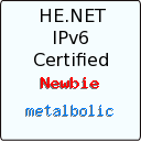IPv6 Certification Badge for metalbolic