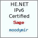 IPv6 Certification Badge for moodymir