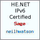 IPv6 Certification Badge for neilhwatson