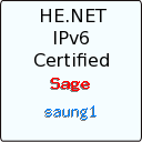 IPv6 Certification Badge for saung1