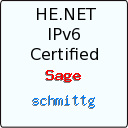 IPv6 Certification Badge for schmittg