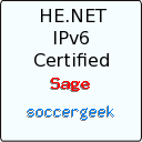 IPv6 Certification Badge for soccergeek