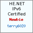 IPv6 Certification Badge for terry6020