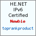 IPv6 Certification Badge for toprankproduct