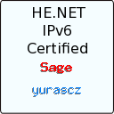 IPv6 Certification Badge for yurascz