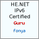 IPv6 Certification Badge for fonya