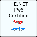 IPv6 Certification Badge for worton
