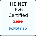 IPv6 Certification Badge for DoNoFrio