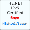 IPv6 Certification Badge for MichielVisser