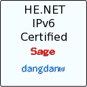 IPv6 Certification Badge for dangdanw