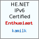 IPv6 Certification Badge for kamilk