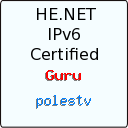 IPv6 Certification Badge for polestv